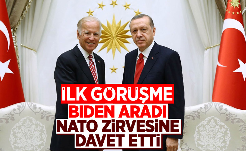 Cumhurbaşkanı Erdoğan, Joe Biden'la görüştü