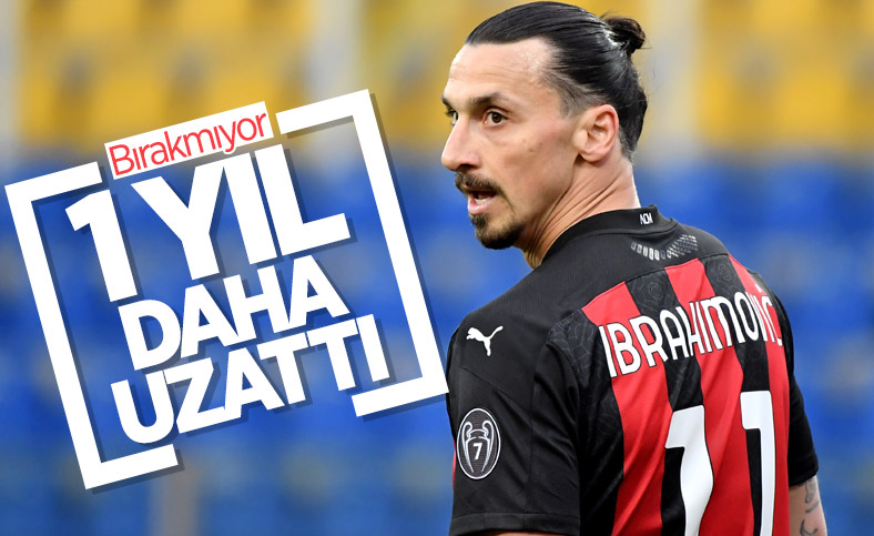 Milan, Ibrahimovic'in sözleşmesi 1 yıl uzattı