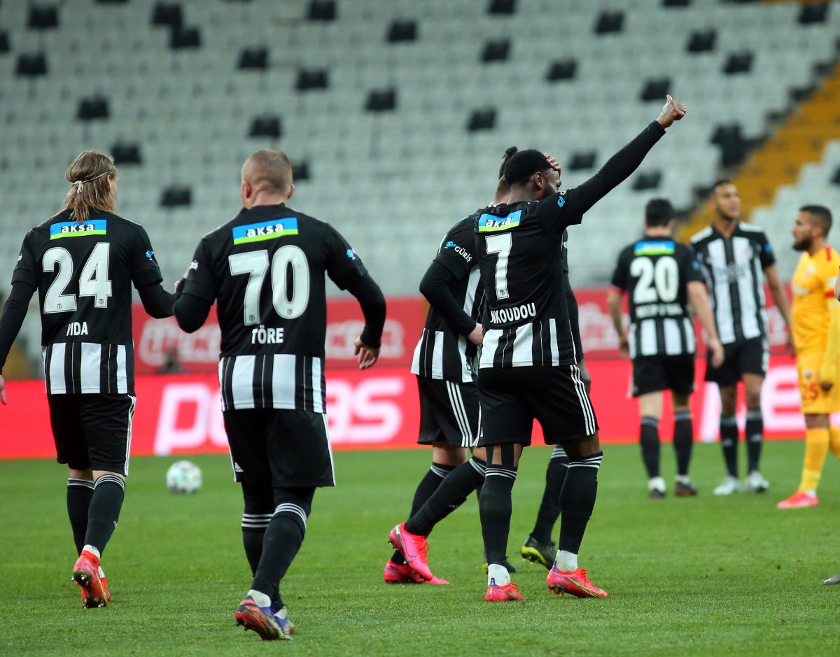 Beşiktaş, Kayserispor u 3 golle mağlup etti #1