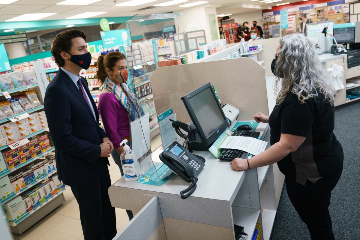 Justin Trudeau and wife get AstraZeneca vaccine #1