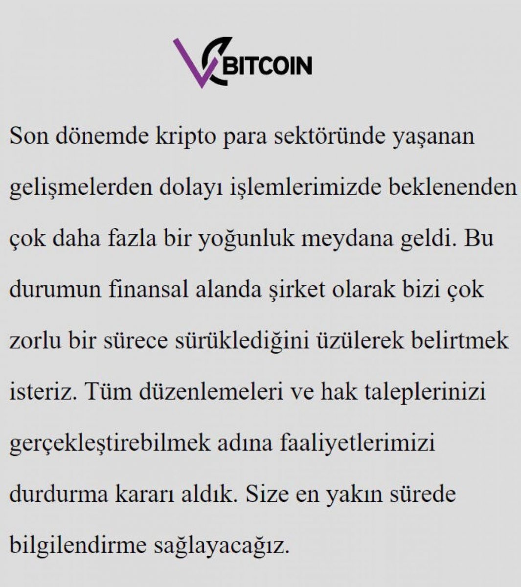 Vebitcoin olayı nedir? Kripto alım satım platformu Vebitcoin'de neler oluyor, battı mı?