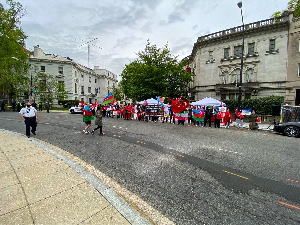 Turks living in the USA took to the streets against Biden #4