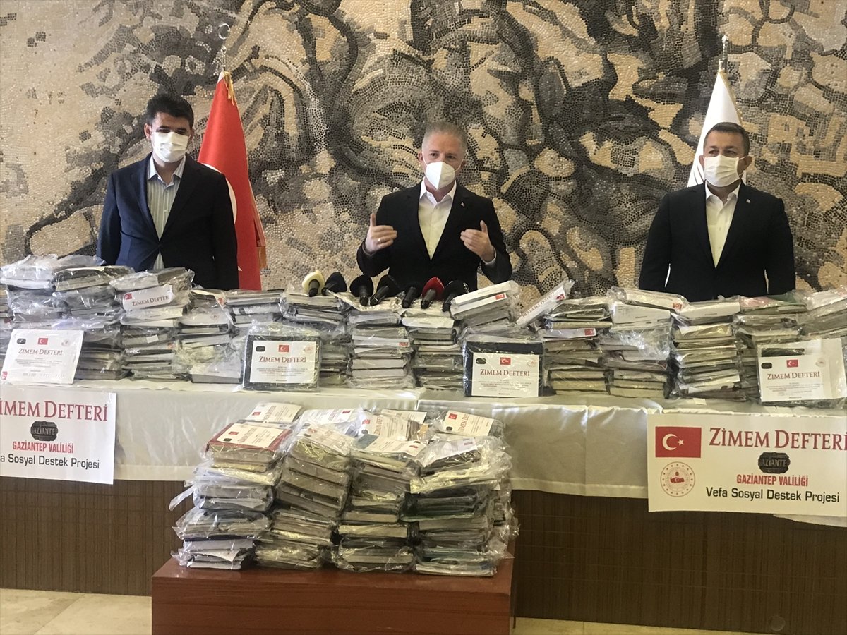 Gaziantep’de zimem defteri geleneği: 5 milyon 200 lira borç kapatıldı