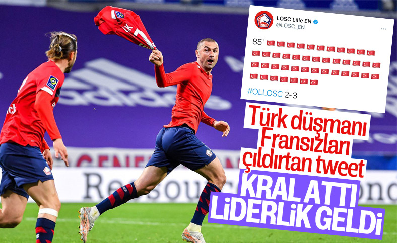 Burak Yılmaz, golleriyle Lyon'u yıktı