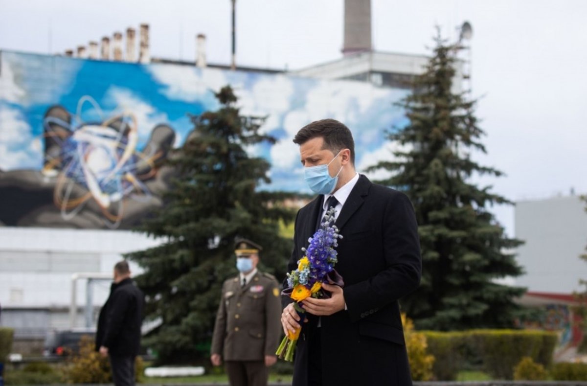 Vladimir Zelenskiy spoke at the commemoration of the 35th anniversary of the Chernobyl disaster #1