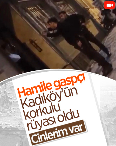 Kadıköy’de gaspçılık yapan hamile kadın yakalandı