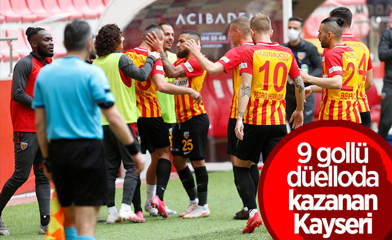 Kayserispor, Denizlispor'u 6-3 mağlup etti