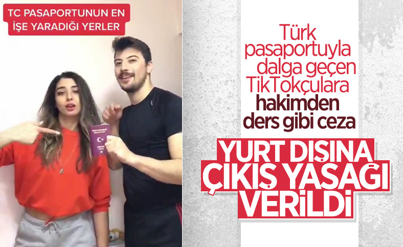 Türk pasaportunu aşağılayıcı video çektiler