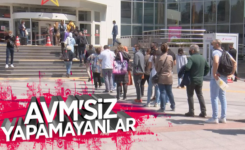 İstanbul'da tam kapanma öncesi 'AVM yoğunluğu'
