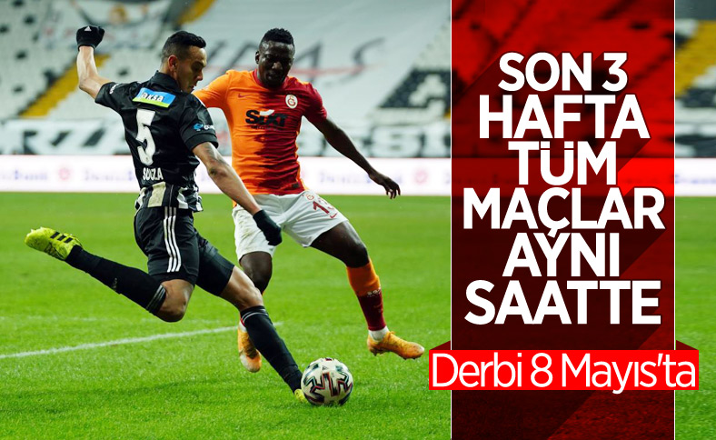TFF: 40,41 ve 42. haftadaki maçlar aynı gün aynı saatte oynanacak