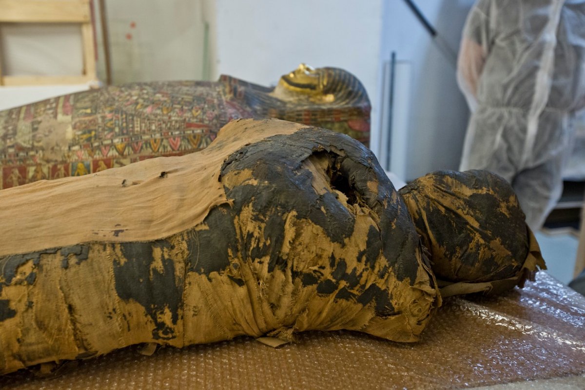 Dünyada hamile kadına ait ilk antik Mısır mumyası