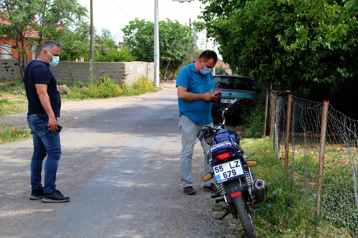 Antalya’da çalıntı motosiklet ile yolda kaldılar