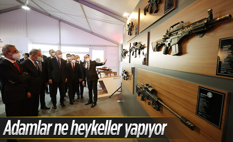 Cumhurbaşkanı Erdoğan, Barutsan Roket ve Patlayıcı Fabrikası'nın üretim tesisi açılışına katıldı