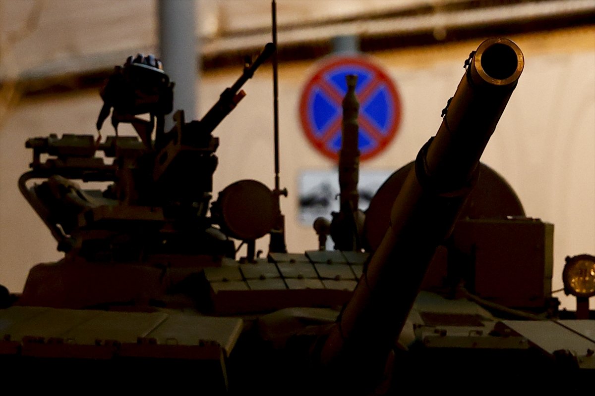 Military parade rehearsal for Victory Day in Russia #8