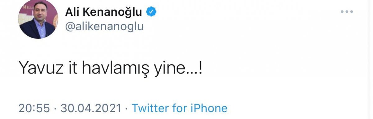 Ali Kenanoğlu, Yavuz Ağıralioğlu na it dedi #2