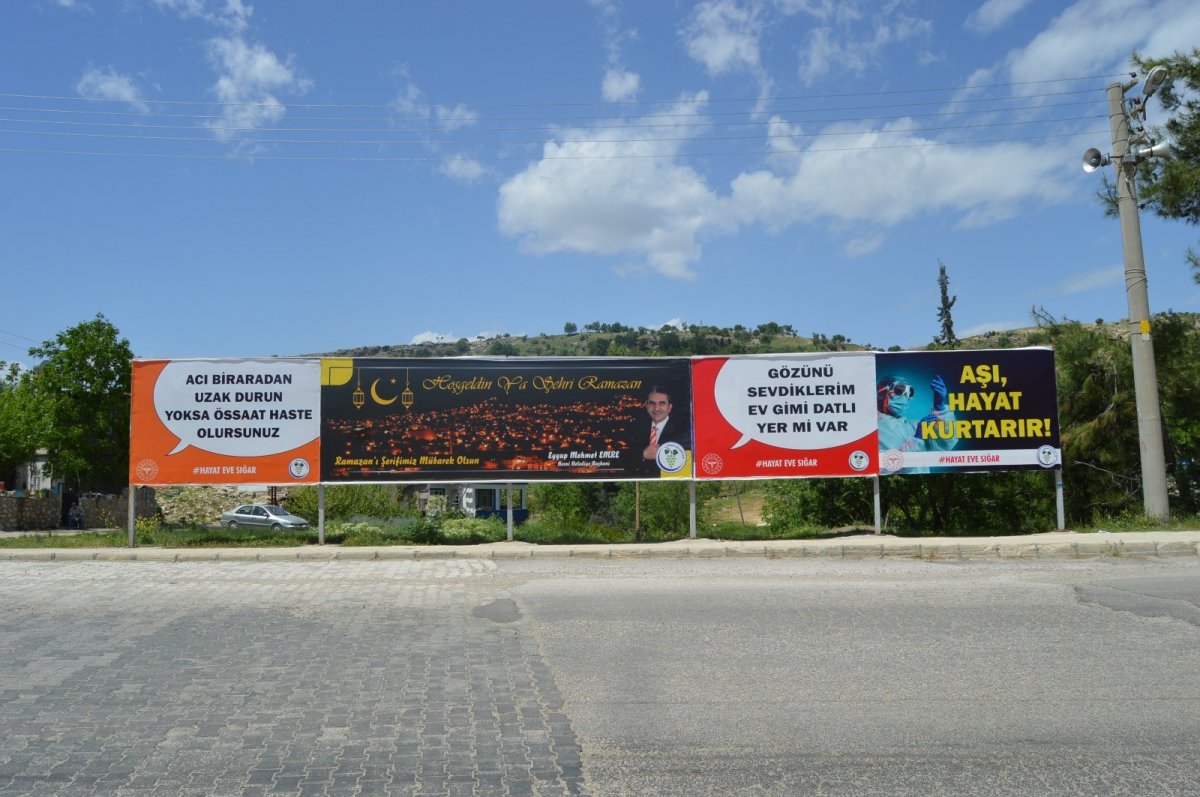 Adıyaman’da panolara yöresel şiveli uyarı yazıları asıldı