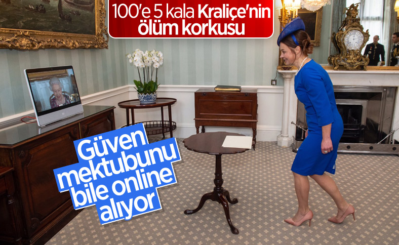 Kraliçe Elizabeth, güven mektuplarını online aldı