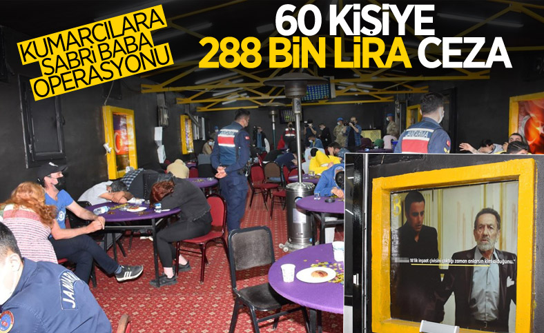 İzmir'de 'Sabri Abi' isimli baskında kumar oynayan 60 kişi yakalandı