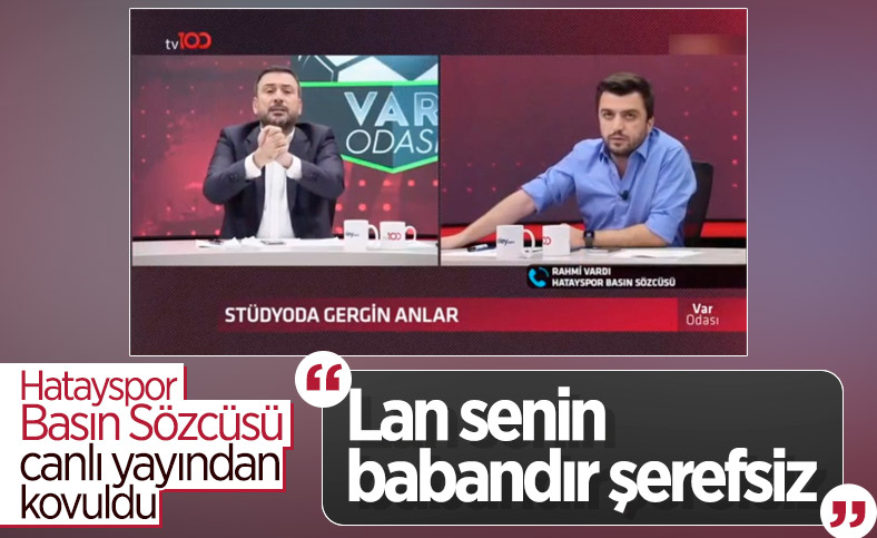 Hatayspor Basın Sözcüsü Rahmi Vardı yayından atıldı