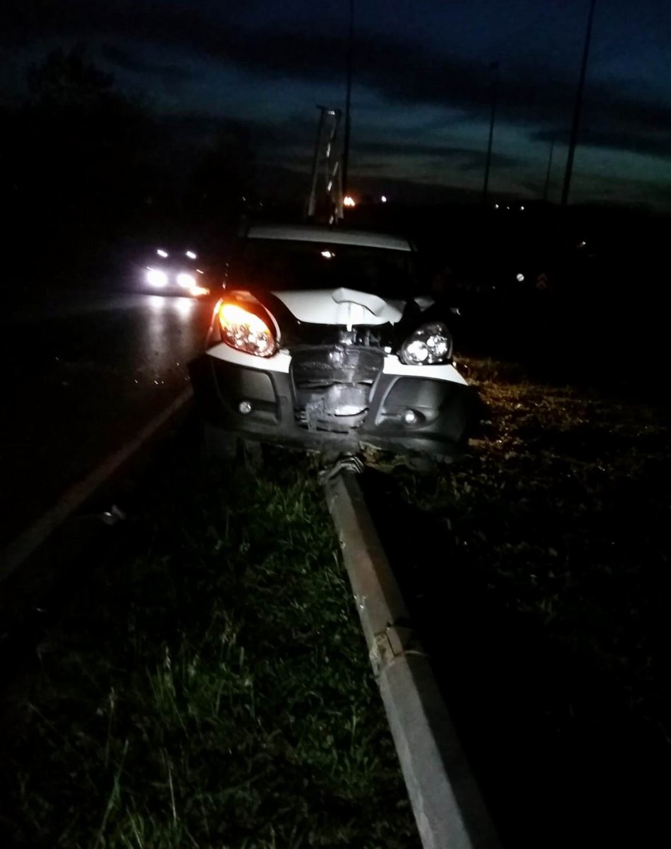 Samsun'daki trafik kazasında 1 kişi yaralandı