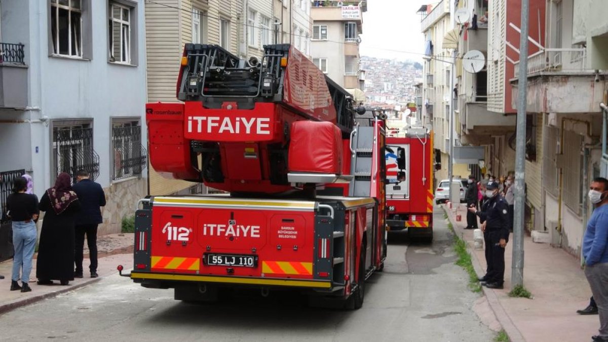 Samsun'da evi yanan şahıs ortadan kayboldu