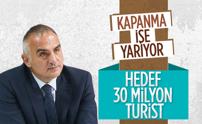 Mehmet Nuri Ersoy: Türkiye 30 milyon turist hedefini koruyor