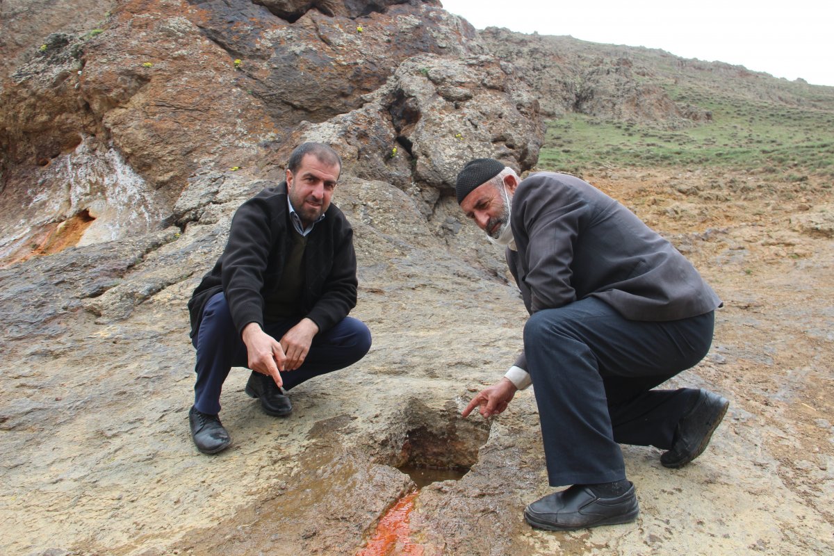 Erzurum'da şifalı suyu içen zıplıyor