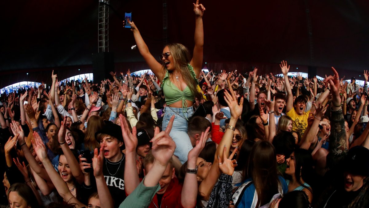 Music festival held in England months later