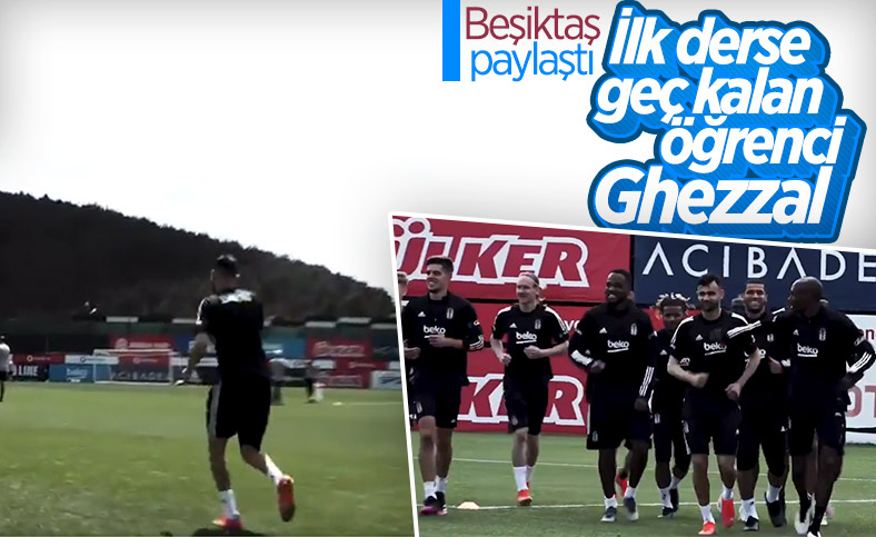 Beşiktaş paylaştı: İlk derse geç kalan öğrenci Ghezzal