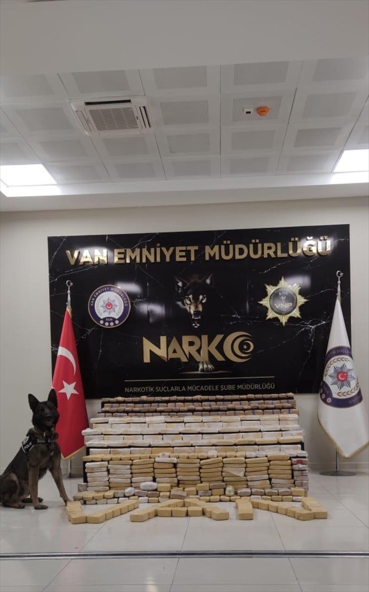 Van'da 216 kilo 100 gram eroin ele geçirildi