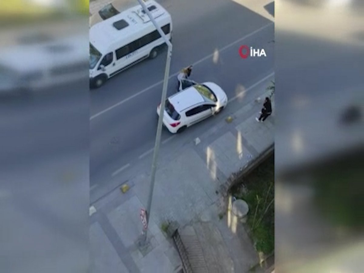 İstanbul'da kocasıyla kavga eden kadından şaşırtan tepki