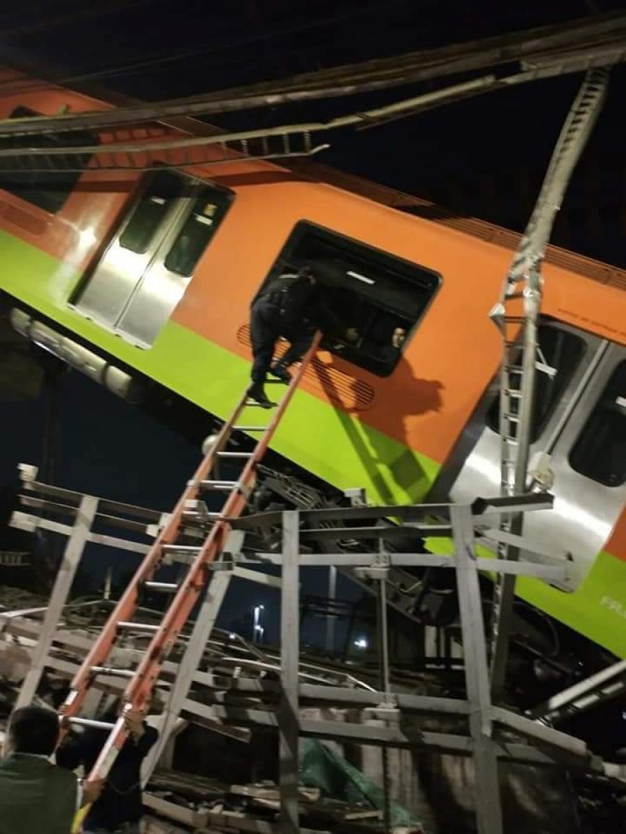 Train track collapsed in Mexico: 23 dead, 65 injured #1
