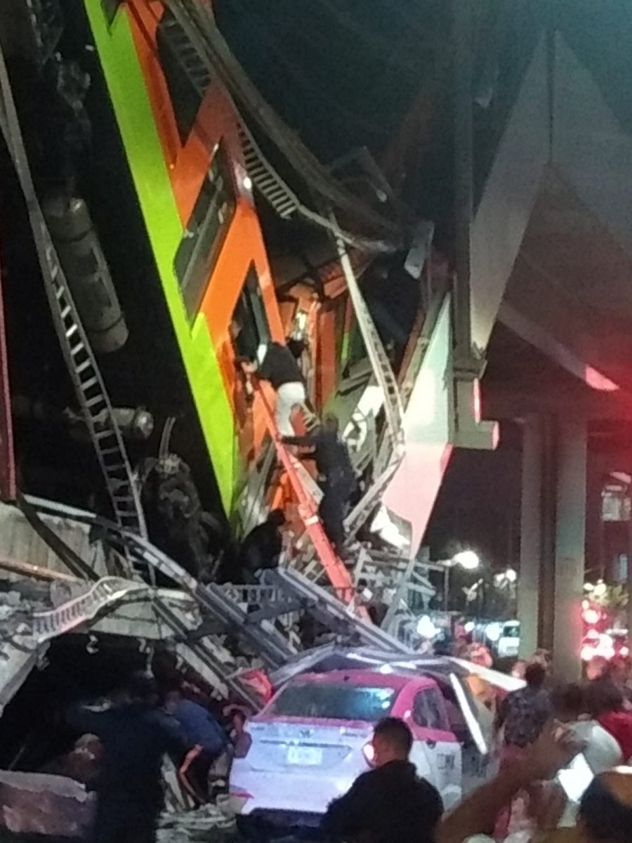 Train track collapsed in Mexico: 23 dead, 65 injured #2