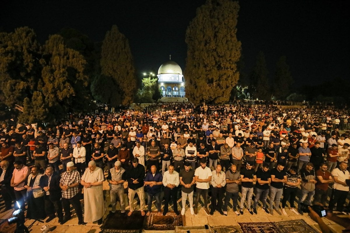 Tarawih prayer was held in Masjid al-Aqsa #3