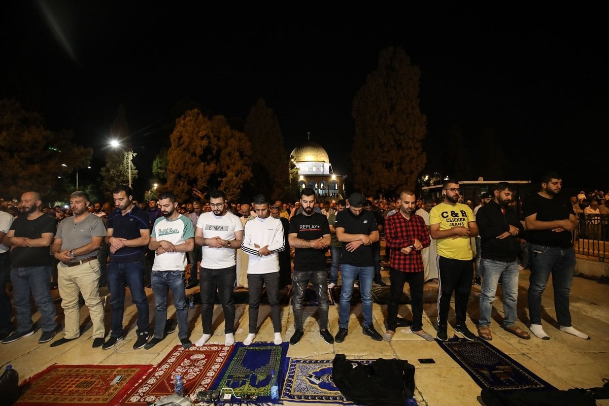 Tarawih prayer was held in Masjid al-Aqsa #5