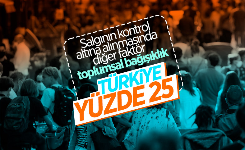 Türkiye'nin koronavirüse karşı toplumsal bağışıklık oranı belli oldu