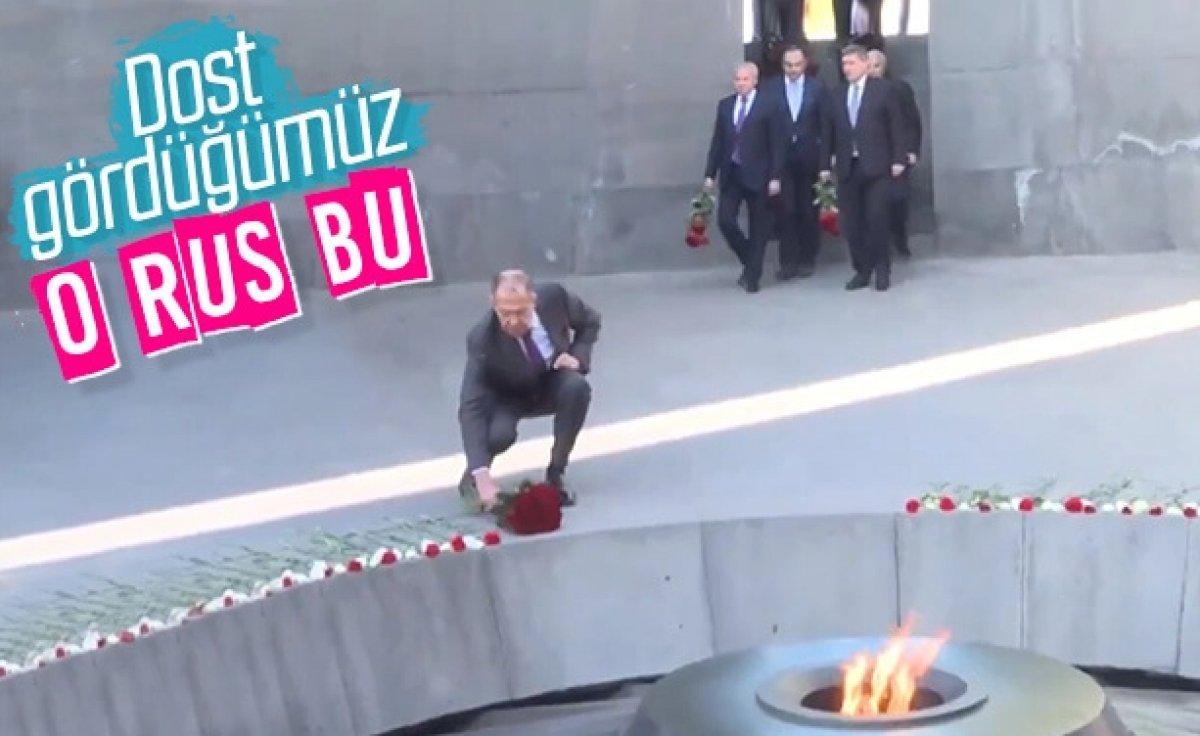 Visit to the so-called Armenian genocide monument by Russian Foreign Minister Lavrov #2