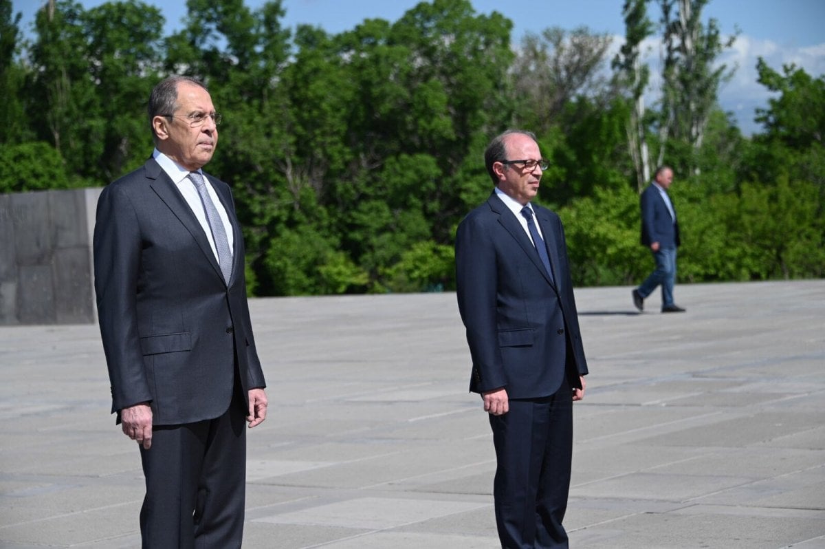 Visit to the so-called Armenian genocide monument by Russian Foreign Minister Lavrov #3