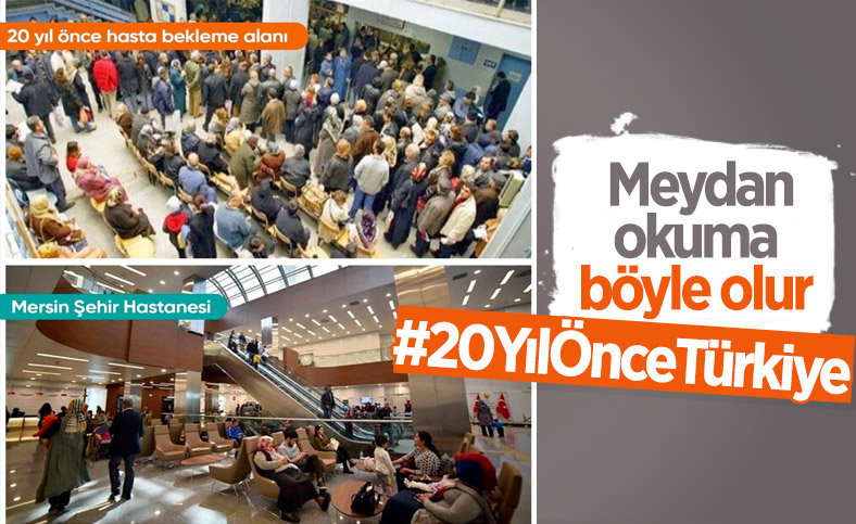 Hastanelerin 20yearschallange'ı