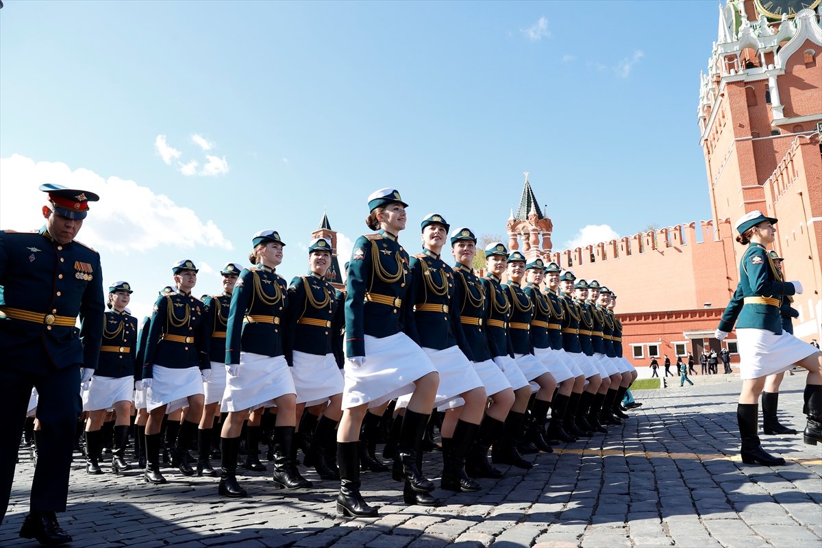 Moskova da askeri geçit töreninin provası #6