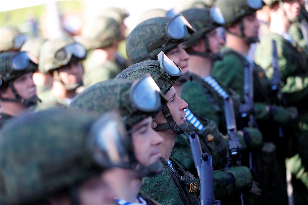 Rehearsal of the military parade in Moscow #1