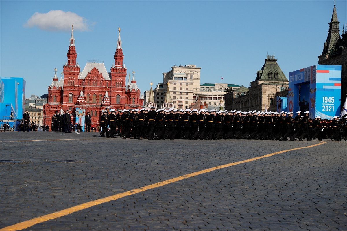 Moskova da askeri geçit töreninin provası #9