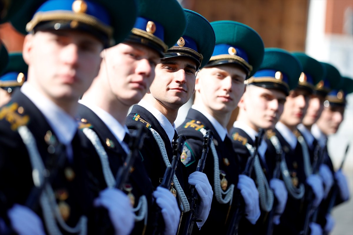 Moskova da askeri geçit töreninin provası #2