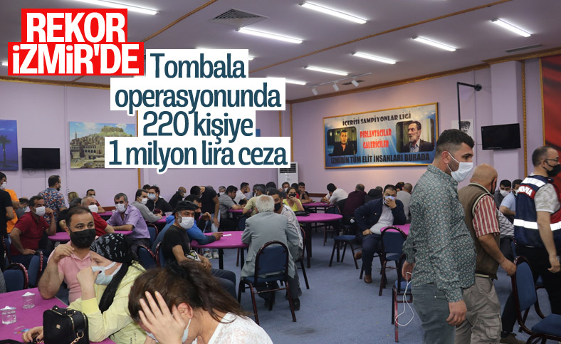 İzmir'de 3 ayrı adrese tombala operasyonu