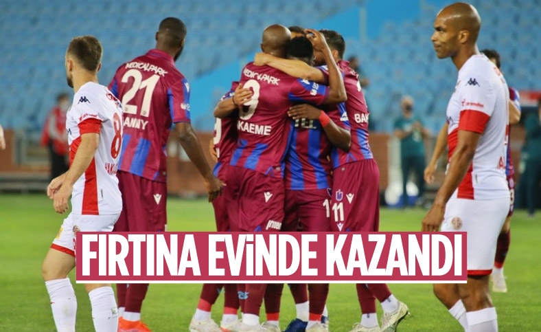 Trabzonspor evinde Antalyaspor'u yendi