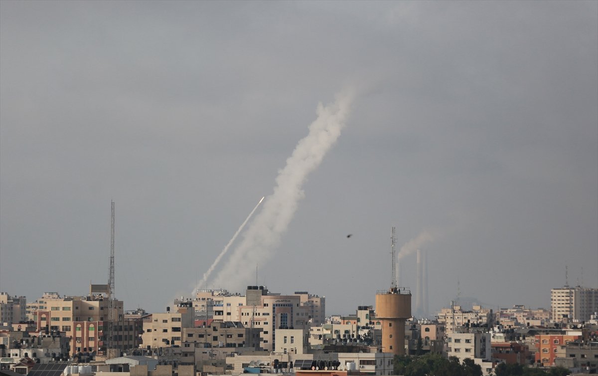 Rockets fired from Gaza to West Jerusalem #2