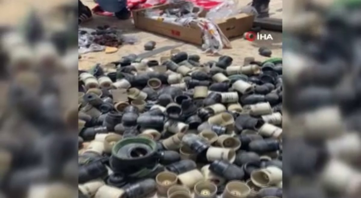 Palestinians picture Al-Aqsa Mosque with empty shell casings #2