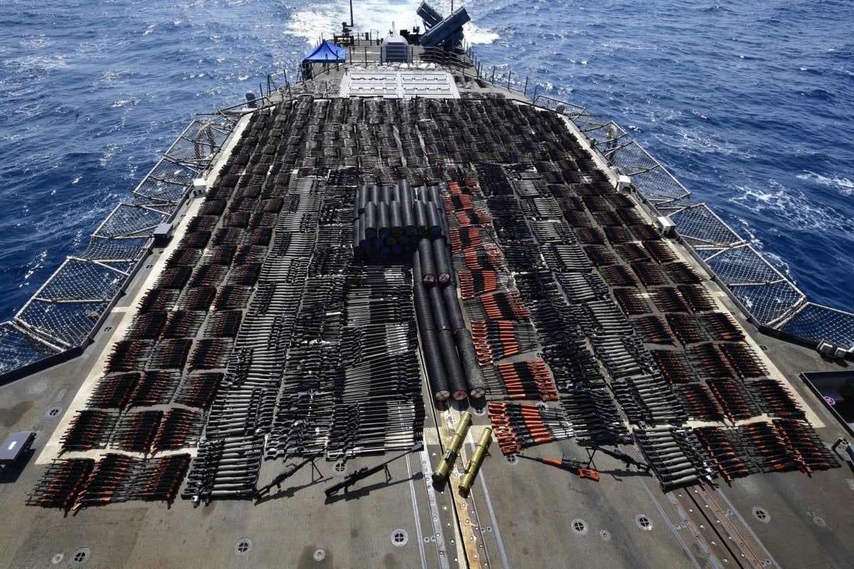 US seizes ship loaded with weapons in Arabian Sea #2
