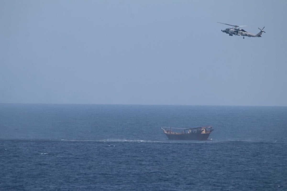 US seizes ship loaded with weapons in Arabian Sea #3