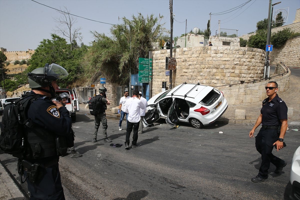 Israeli settler crushes Palestinians in Jerusalem #5